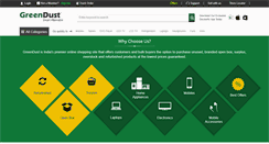Desktop Screenshot of greendust.com