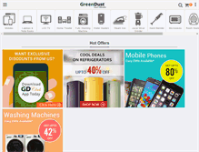 Tablet Screenshot of greendust.com
